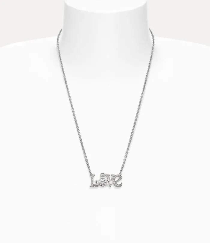 Men Man Roderico Pendant Necklace Platinumwhitecz Vivienne Westwood Classic Styles Men Man Roderico Pendant Necklace Platinumwhitecz Vivienne Westwood Classic Styles