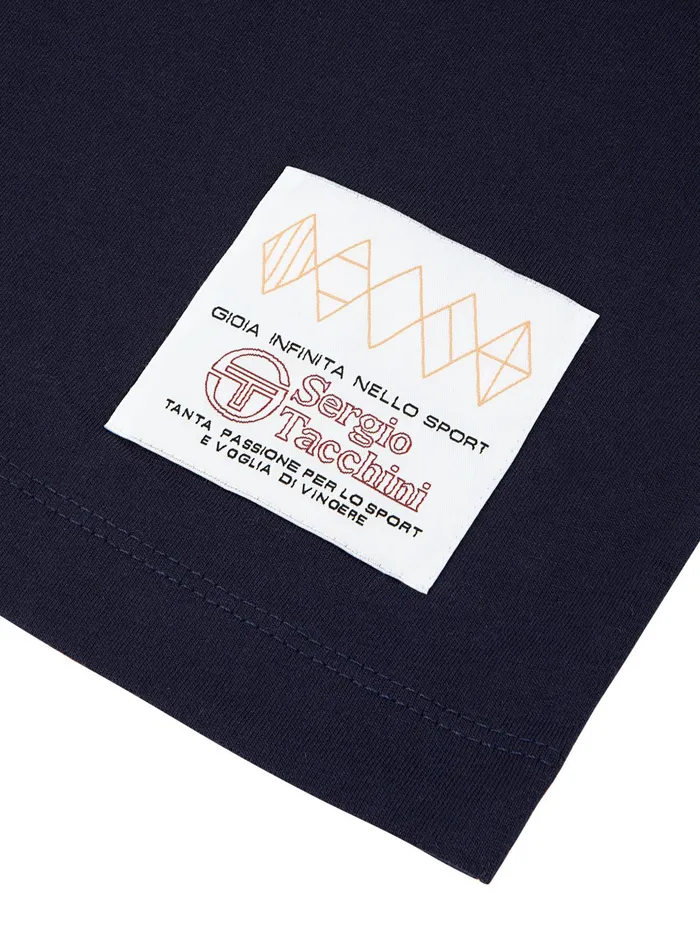 Men Matching Separates Sergio Tacchini Inverno Long Sleeve TShirt Maritime Blue