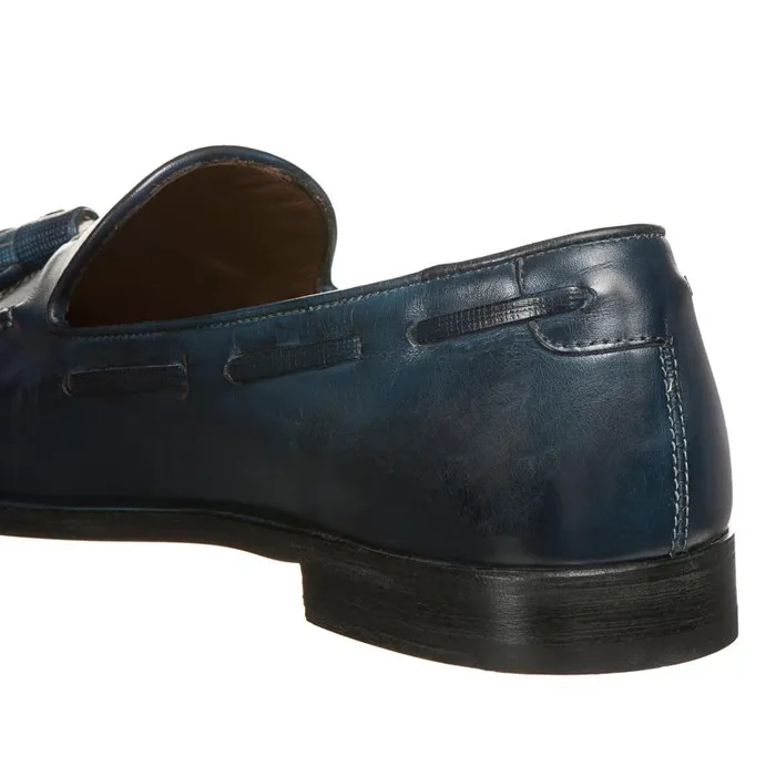 Men Mocassino Brera In Pelle Aquamarine Fratelli Rossetti Loafers Men Mocassino Brera In Pelle Aquamarine Fratelli Rossetti Loafers