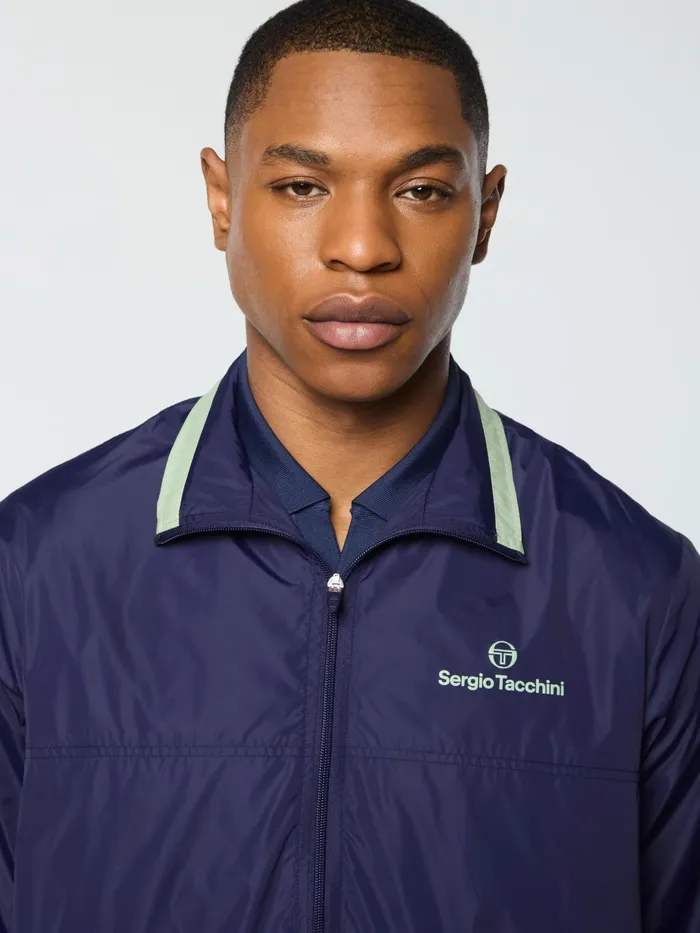 Men Nylon Sergio Tacchini Luca Track Jacket Eclipse