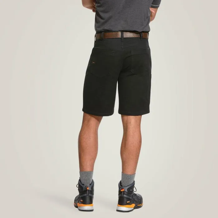Men Pants and Shorts Ariat Rebar DuraStretch Made Tough 10034 Short Black Men Pants and Shorts Ariat Rebar DuraStretch Made Tough 10034 Short Black