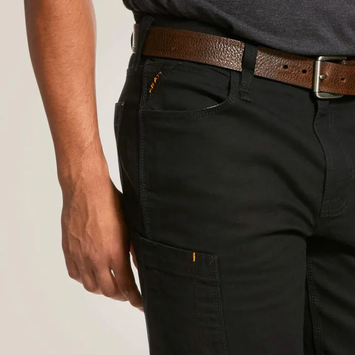 Men Pants and Shorts Ariat Rebar DuraStretch Made Tough 10034 Short Black Men Pants and Shorts Ariat Rebar DuraStretch Made Tough 10034 Short Black