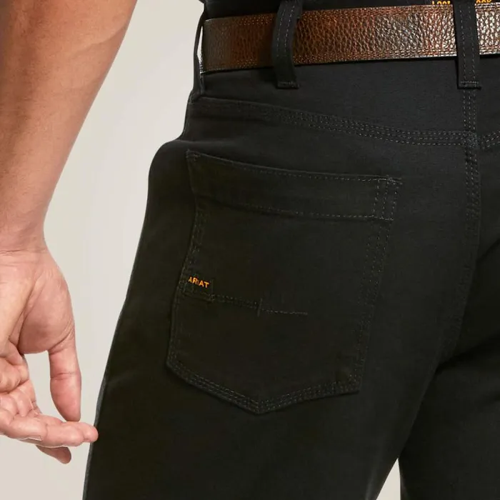 Men Pants and Shorts Ariat Rebar DuraStretch Made Tough 10034 Short Black Men Pants and Shorts Ariat Rebar DuraStretch Made Tough 10034 Short Black