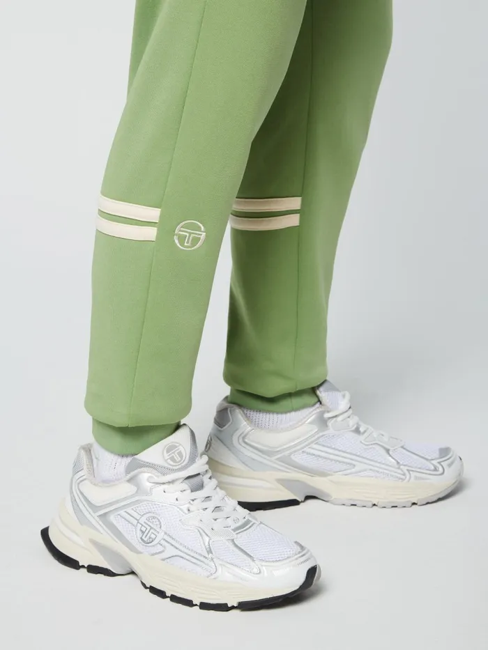 Men Pants And Sweatpants Sergio Tacchini Dallas Track Pant Archivio Jade Green Pearl Ivory