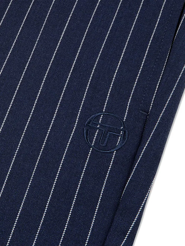 Men Pants And Sweatpants Sergio Tacchini Gessato Suiting Track Pant Maritime Blue