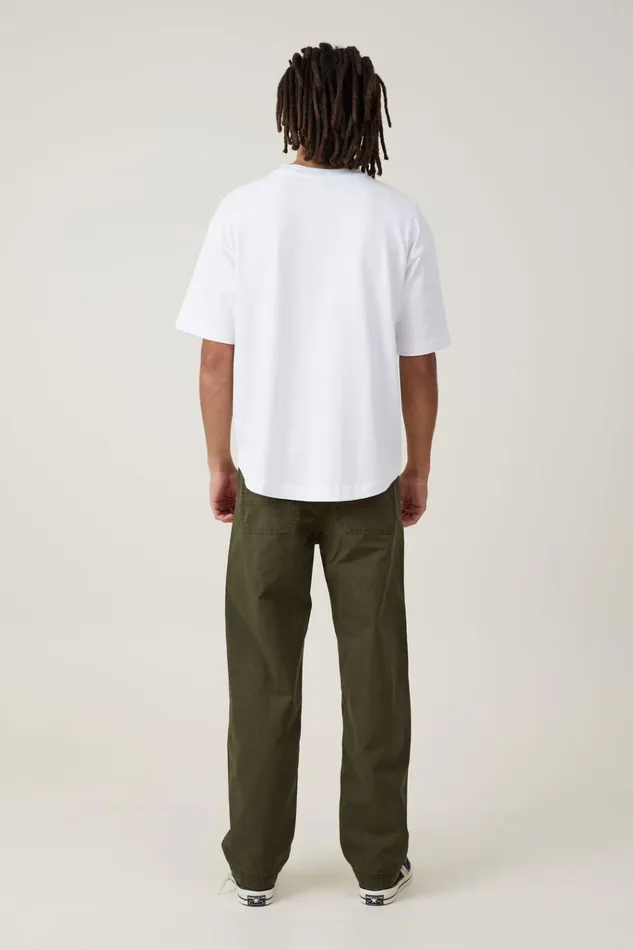 Men Pants Cotton On Loose Fit Pant Washed Jungle Ripstop Men Pants Cotton On Loose Fit Pant Washed Jungle Ripstop