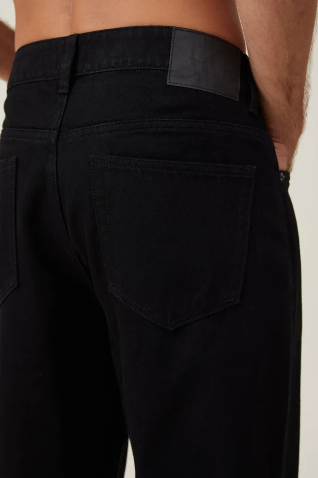 Men Pants Cotton On Relaxed Boot Cut Jean Heartbreaker Black Men Pants Cotton On Relaxed Boot Cut Jean Heartbreaker Black