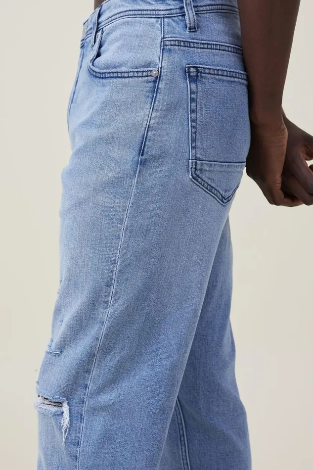 Men Pants Cotton On Relaxed Tapered Jean Surf Blue Ripped Men Pants Cotton On Relaxed Tapered Jean Surf Blue Ripped