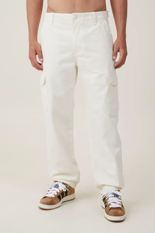 Men Pants Cotton On Tactical Cargo Pant Vintage Ecru Herringbone Men Pants Cotton On Tactical Cargo Pant Vintage Ecru Herringbone