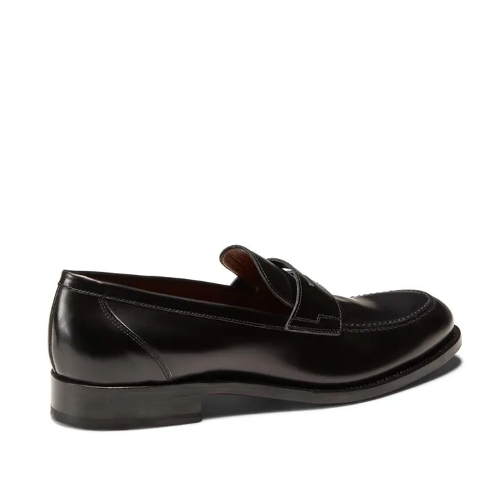 Men Penny Loafer In Leather Black Fratelli Rossetti Loafers Men Penny Loafer In Leather Black Fratelli Rossetti Loafers