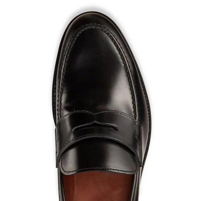 Men Penny Loafer In Leather Black Fratelli Rossetti Loafers Men Penny Loafer In Leather Black Fratelli Rossetti Loafers