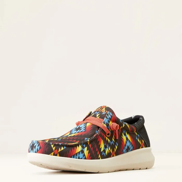Men Shoes and Sneakers Ariat Hilo Stretch Lace Fiery Southwest Print