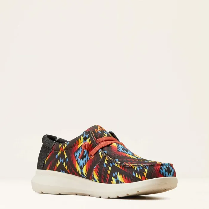 Men Shoes and Sneakers Ariat Hilo Stretch Lace Fiery Southwest Print Men Shoes and Sneakers Ariat Hilo Stretch Lace Fiery Southwest Print
