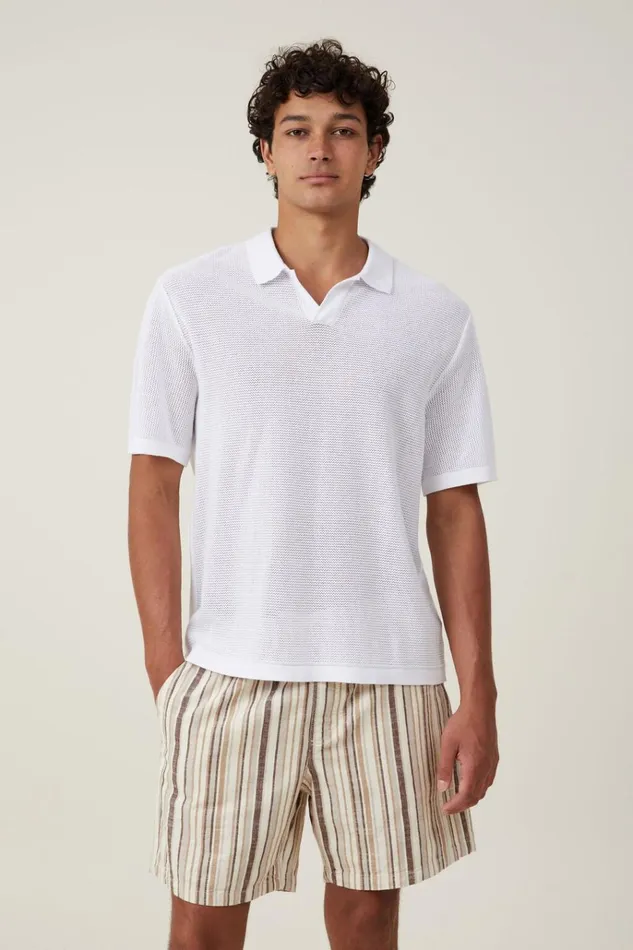 Men Shorts Cotton On Easy Short Natural Multi Stripe Men Shorts Cotton On Easy Short Natural Multi Stripe