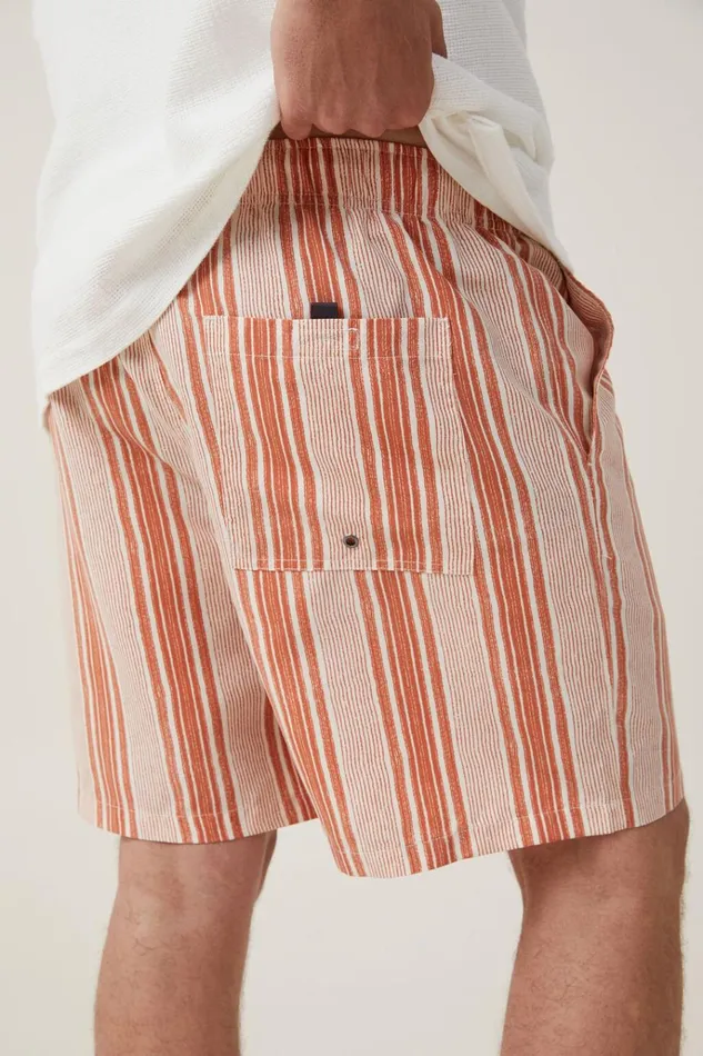 Men Shorts Cotton On Kahuna Short Clay Vertical Men Shorts Cotton On Kahuna Short Clay Vertical