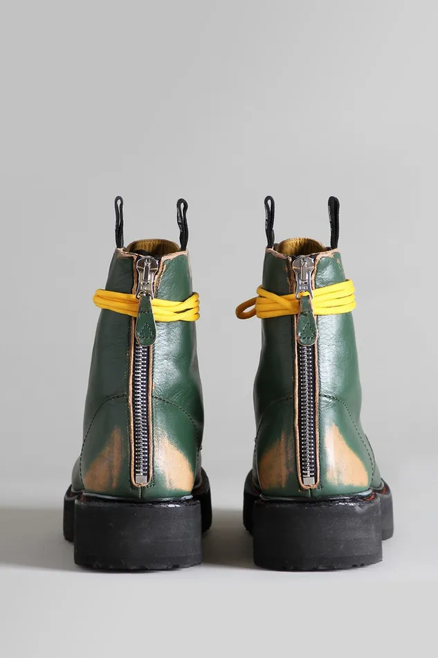 Men Single Stack Boot 8211 Hunter Green Remove Boots R13 Men Single Stack Boot 8211 Hunter Green Remove Boots R13