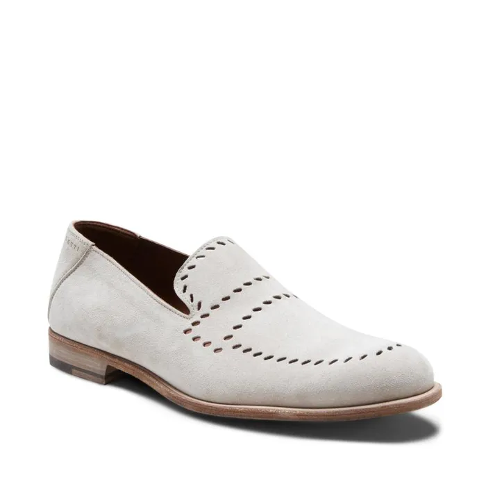 Men Suede Slippers Beige Fratelli Rossetti Slip On