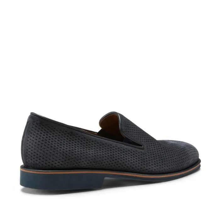 Men Suede Slippers Navy Blue Fratelli Rossetti Slip On Men Suede Slippers Navy Blue Fratelli Rossetti Slip On