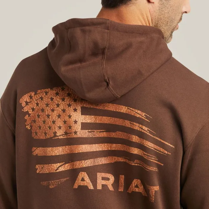 Men Sweatshirts and Hoodies Ariat Patriot 20 Sweatshirt Tandk Brown Men Sweatshirts and Hoodies Ariat Patriot 20 Sweatshirt Tandk Brown