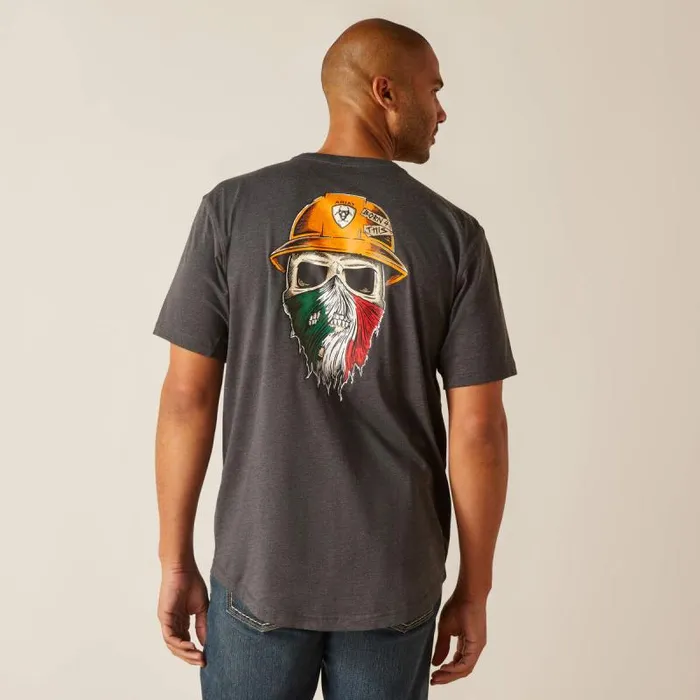 Men TShirts and Polos Ariat Rebar Workman Born For This TShirt Charcoalmexico Men TShirts and Polos Ariat Rebar Workman Born For This TShirt Charcoalmexico