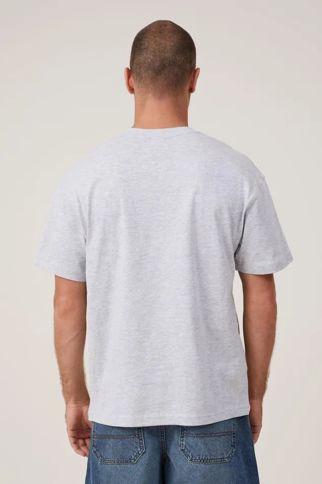 Men Tees and Tanks Cotton On Loose Fit College TShirt Light Grey Marle Boston Ath Men Tees and Tanks Cotton On Loose Fit College TShirt Light Grey Marle Boston Ath