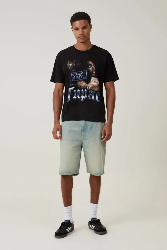Men Tees and Tanks Cotton On Loose Fit Music TShirt Lcn Bra Blacktupac 8211 Strictly 4 My Men Tees and Tanks Cotton On Loose Fit Music TShirt Lcn Bra Blacktupac 8211 Strictly 4 My