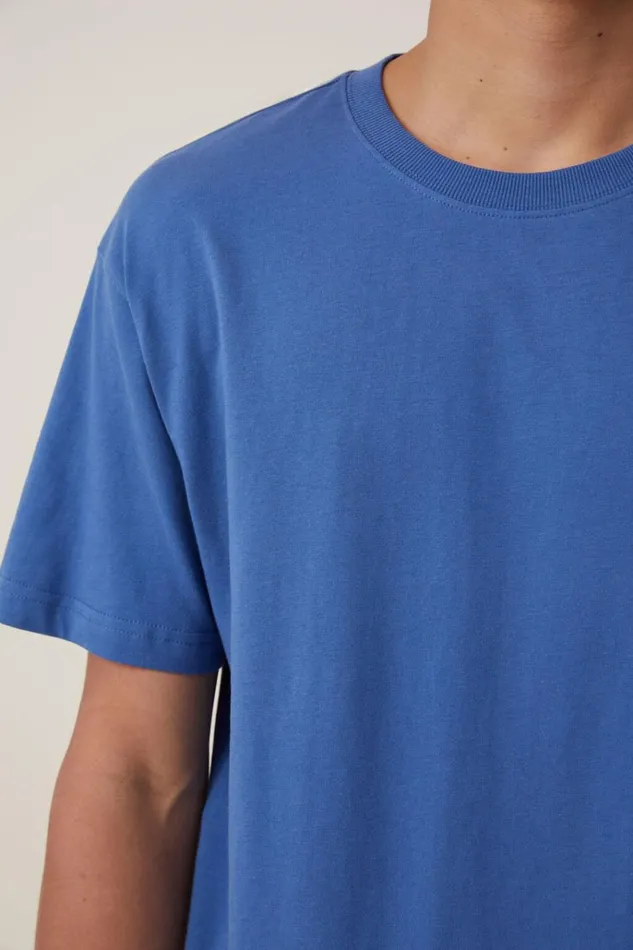 Men Tees and Tanks Cotton On Organic Loose Fit TShirt Washed Cobalt Men Tees and Tanks Cotton On Organic Loose Fit TShirt Washed Cobalt