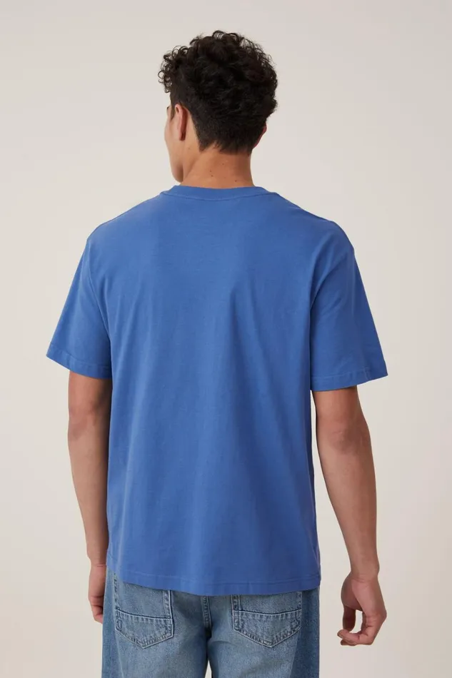 Men Tees and Tanks Cotton On Organic Loose Fit TShirt Washed Cobalt Men Tees and Tanks Cotton On Organic Loose Fit TShirt Washed Cobalt