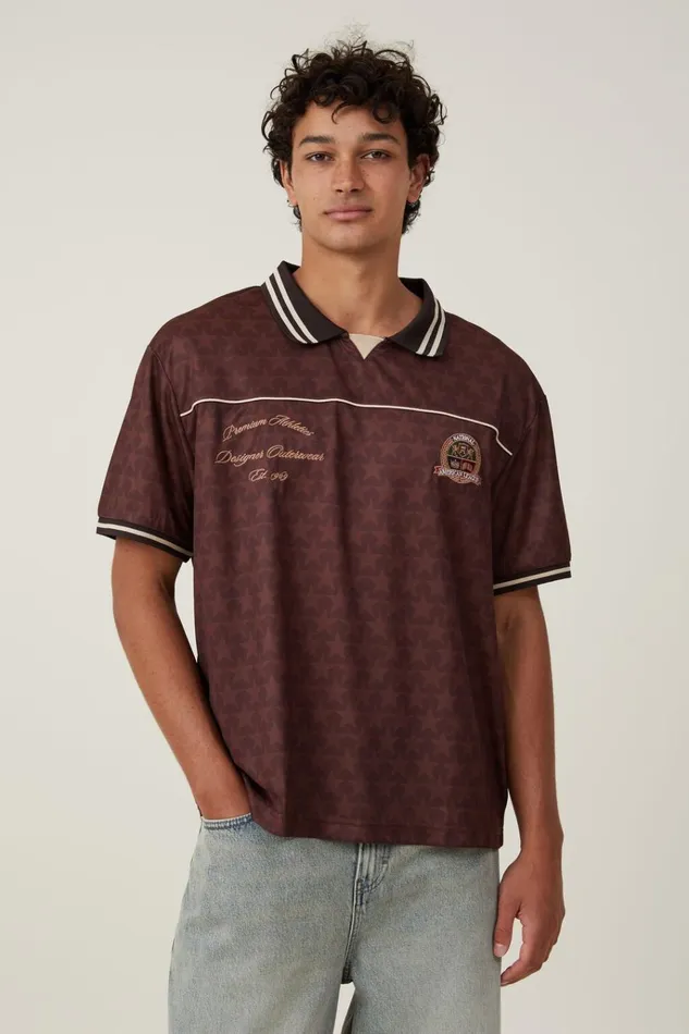 Men Tees and Tanks Cotton On Soccer Jersey Dark Oakamerican League