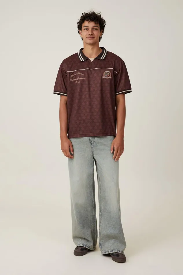 Men Tees and Tanks Cotton On Soccer Jersey Dark Oakamerican League Men Tees and Tanks Cotton On Soccer Jersey Dark Oakamerican League