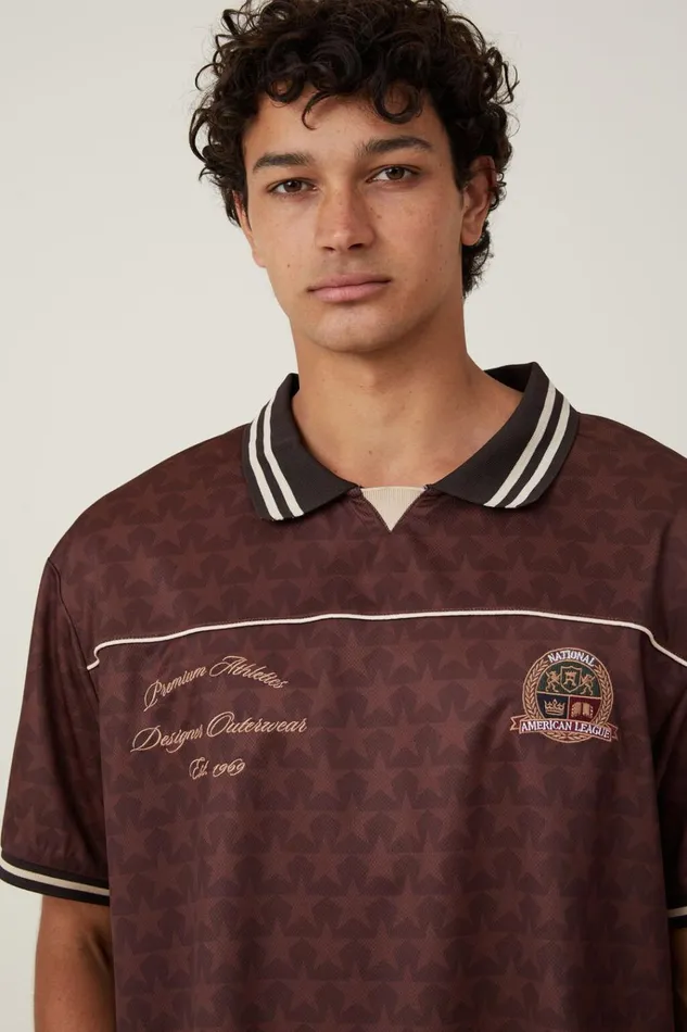 Men Tees and Tanks Cotton On Soccer Jersey Dark Oakamerican League Men Tees and Tanks Cotton On Soccer Jersey Dark Oakamerican League