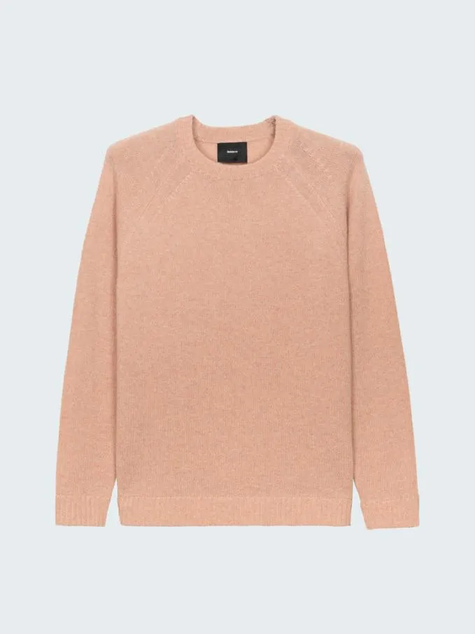 Men Tern Crew Jumper Pink Finisterre Knitwear