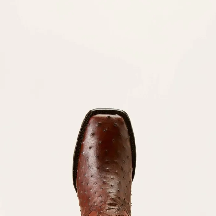 Men Western Boots Ariat Bench Made Bassett Western Boot Bourbon Full Quill Ostrich Men Western Boots Ariat Bench Made Bassett Western Boot Bourbon Full Quill Ostrich