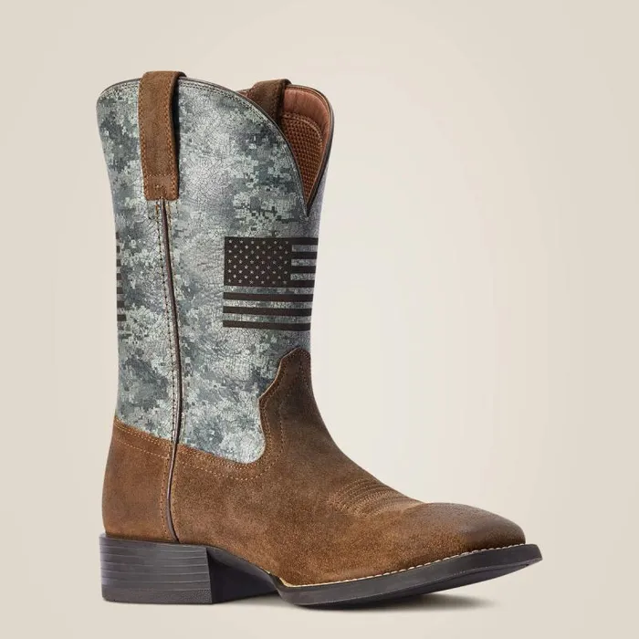 Men Western Boots Ariat Sport Flying Proud Western Boot Tumbleweed Taupe Men Western Boots Ariat Sport Flying Proud Western Boot Tumbleweed Taupe