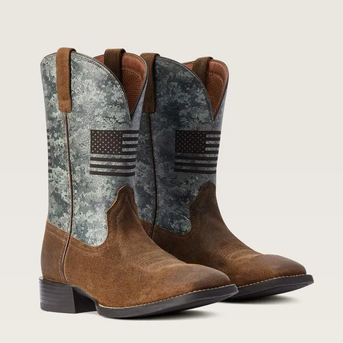 Men Western Boots Ariat Sport Flying Proud Western Boot Tumbleweed Taupe Men Western Boots Ariat Sport Flying Proud Western Boot Tumbleweed Taupe
