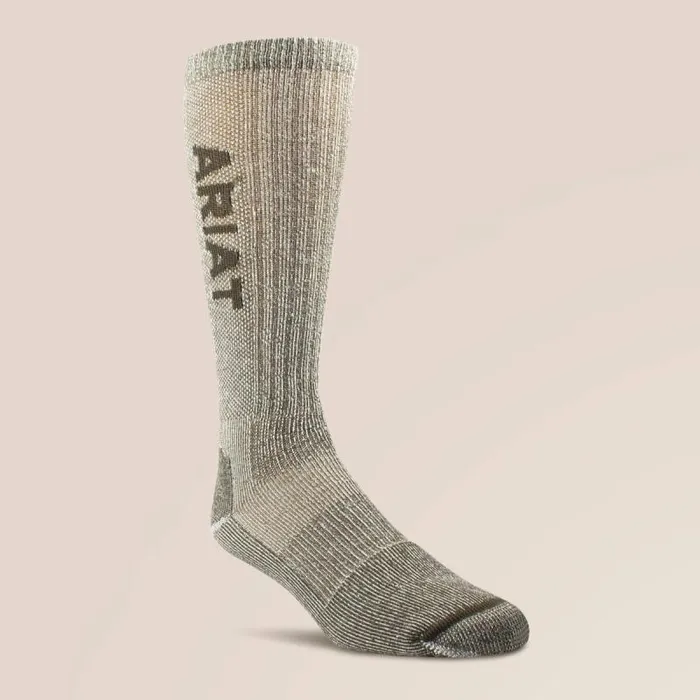 MenWomen Socks Ariat Lightweight Merino Wool Blend Mid Calf Steel Toe Work Sock 2 Pair Pack Black MenWomen Socks Ariat Lightweight Merino Wool Blend Mid Calf Steel Toe Work Sock 2 Pair Pack Black