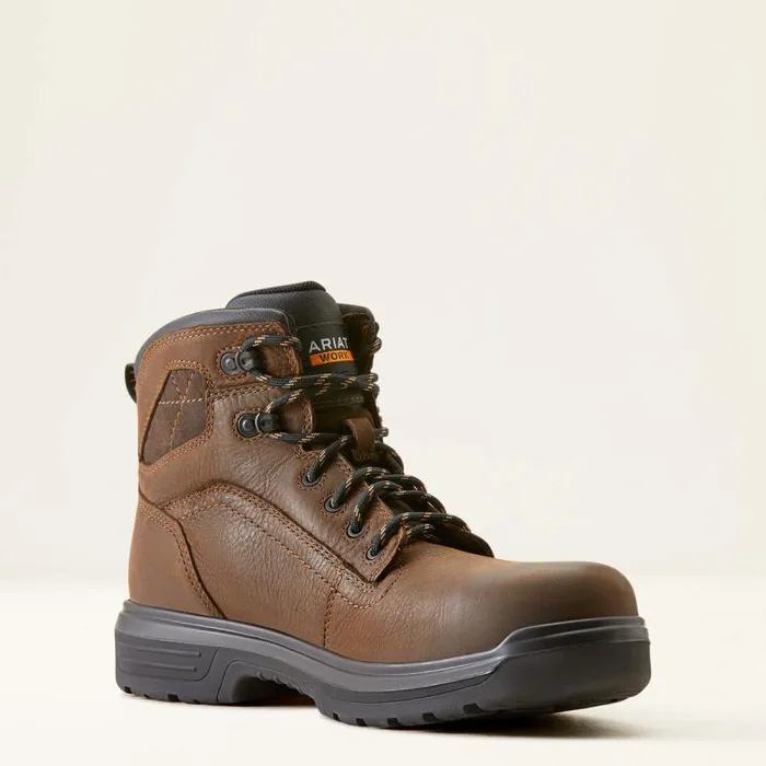Men Work Boots Ariat Turbo 6034 Waterproof Carbon Toe Work Boot Rich Brown Men Work Boots Ariat Turbo 6034 Waterproof Carbon Toe Work Boot Rich Brown