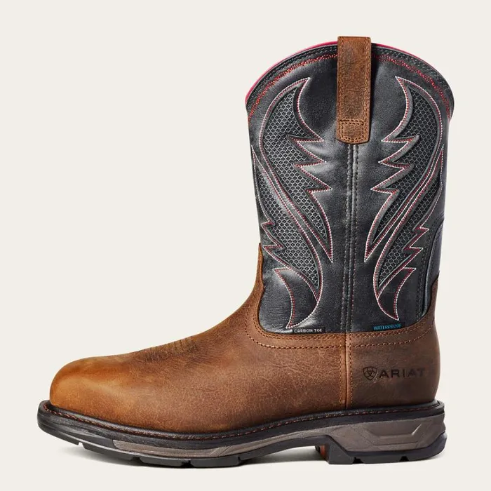 Men Work Boots Ariat WorkHog XT VentTEK Waterproof Carbon Toe Work Boot Rye Brown Men Work Boots Ariat WorkHog XT VentTEK Waterproof Carbon Toe Work Boot Rye Brown