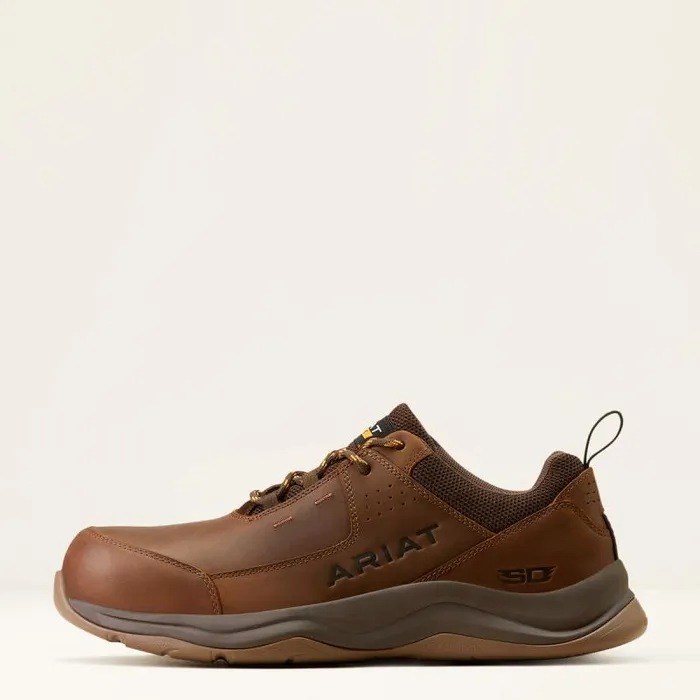 Men Work Boots Ariat Working Mile SD Composite Toe Work Boot Distressed Brown Men Work Boots Ariat Working Mile SD Composite Toe Work Boot Distressed Brown
