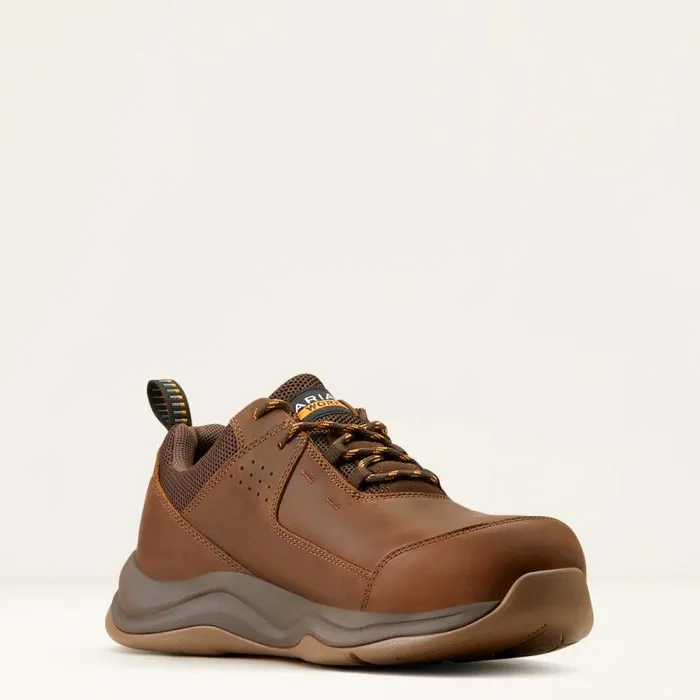 Men Work Boots Ariat Working Mile SD Composite Toe Work Boot Distressed Brown Men Work Boots Ariat Working Mile SD Composite Toe Work Boot Distressed Brown