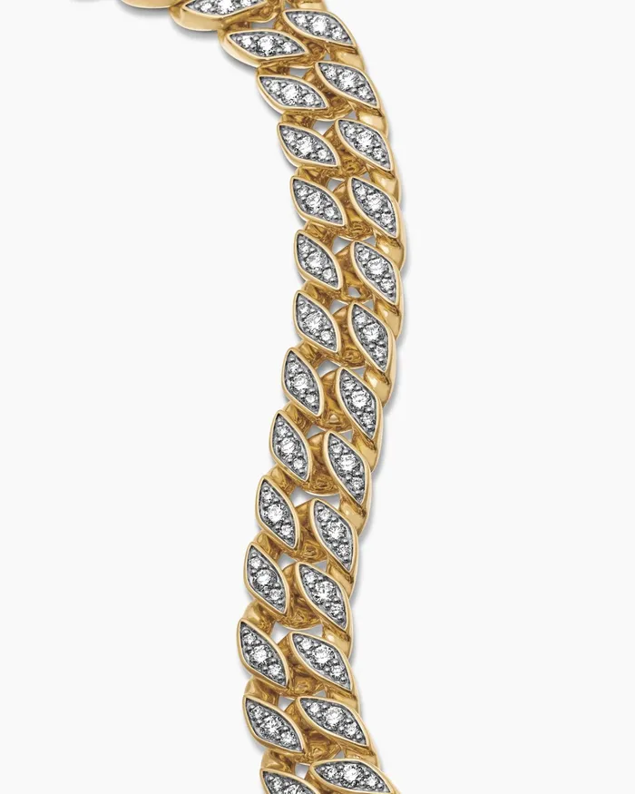 Mens Curb Chain Bracelet In 18K Yellow Gold 115mm Men David Yurman Chain Mens Curb Chain Bracelet In 18K Yellow Gold 115mm Men David Yurman Chain