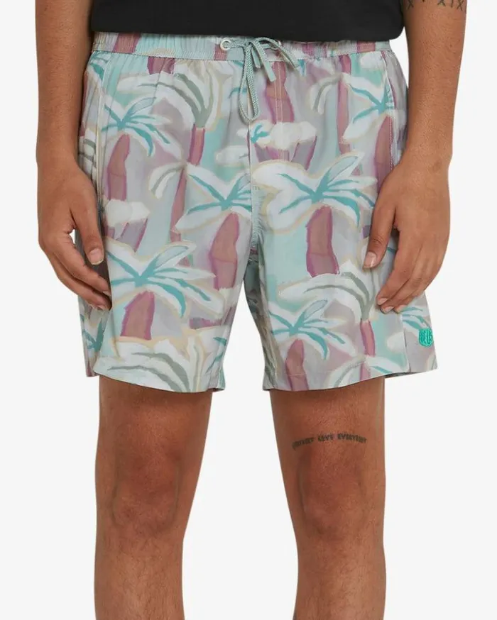 Mens Deus Ex Machina Boardshorts Palms Boardshort 8211 Sea Foam Sea Foam