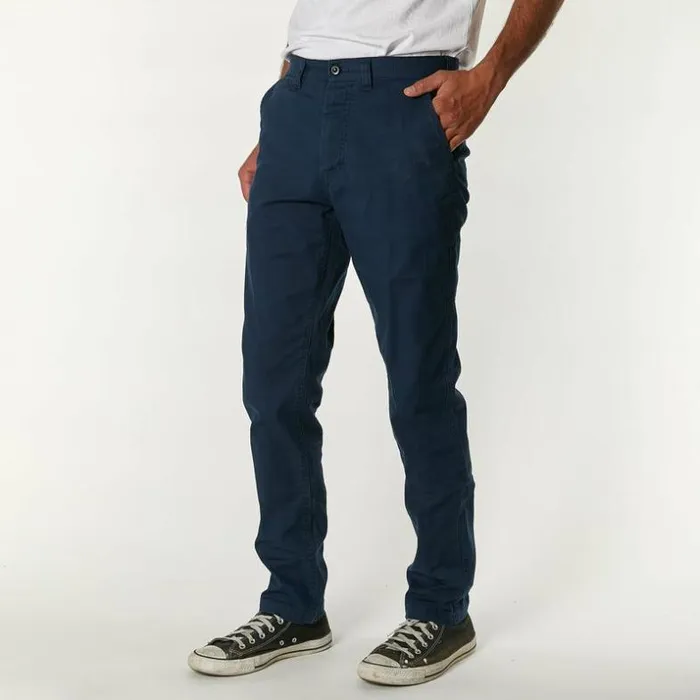 Mens Deus Ex Machina Classics Floyd Pant 8211 Navy Navy Mens Deus Ex Machina Classics Floyd Pant 8211 Navy Navy