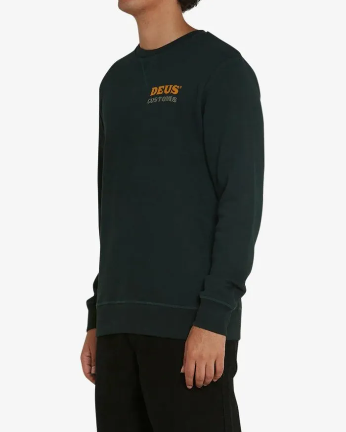 Mens Deus Ex Machina Hoodies and Sweaters Serviced Crew 8211 Green Gables Green Gables Mens Deus Ex Machina Hoodies and Sweaters Serviced Crew 8211 Green Gables Green Gables