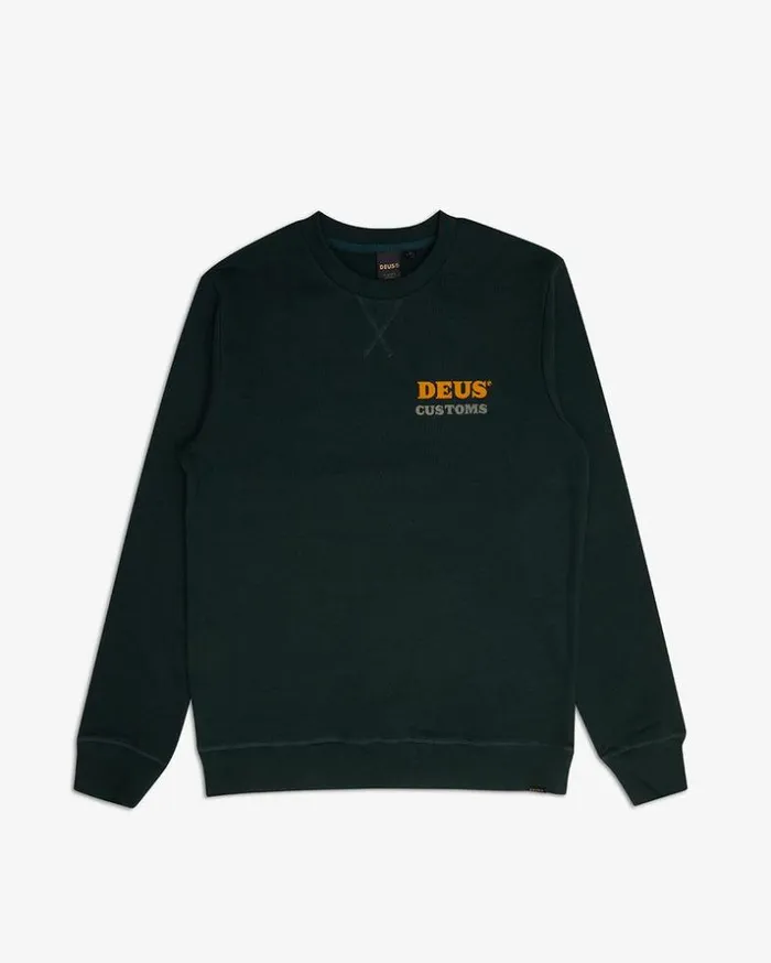 Mens Deus Ex Machina Hoodies and Sweaters Serviced Crew 8211 Green Gables Green Gables Mens Deus Ex Machina Hoodies and Sweaters Serviced Crew 8211 Green Gables Green Gables