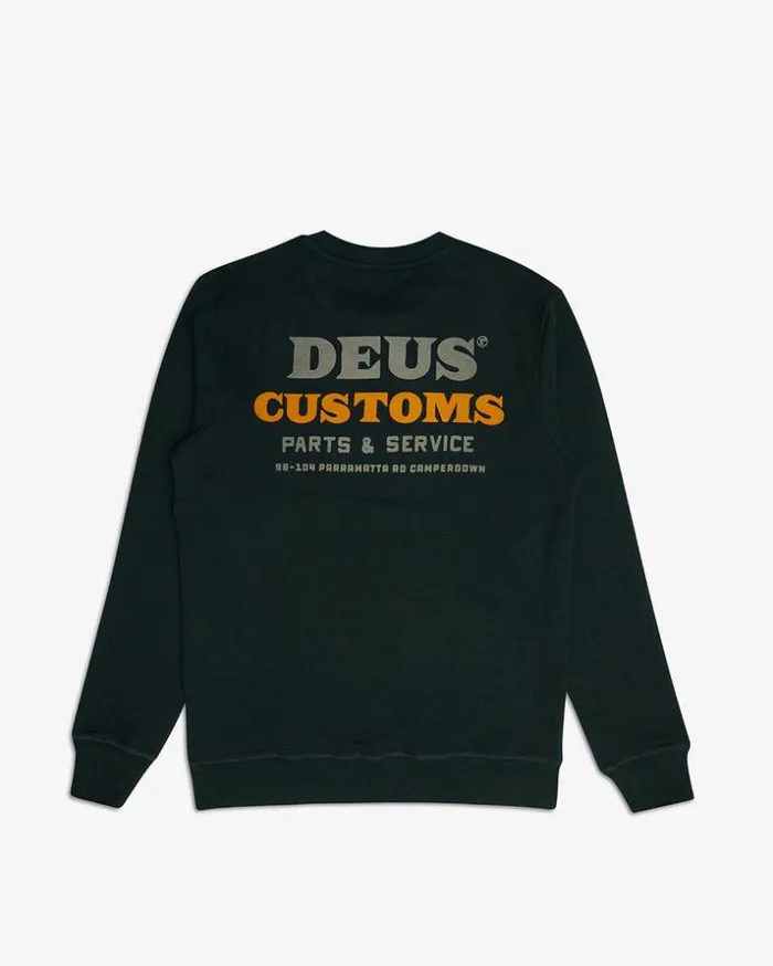Mens Deus Ex Machina Hoodies and Sweaters Serviced Crew 8211 Green Gables Green Gables Mens Deus Ex Machina Hoodies and Sweaters Serviced Crew 8211 Green Gables Green Gables