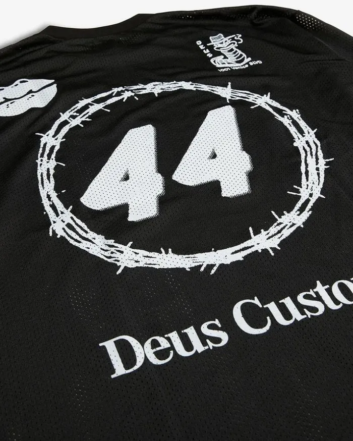 Mens Deus Ex Machina Jerseys Fourty Four Jersey 8211 True Black True Black Mens Deus Ex Machina Jerseys Fourty Four Jersey 8211 True Black True Black