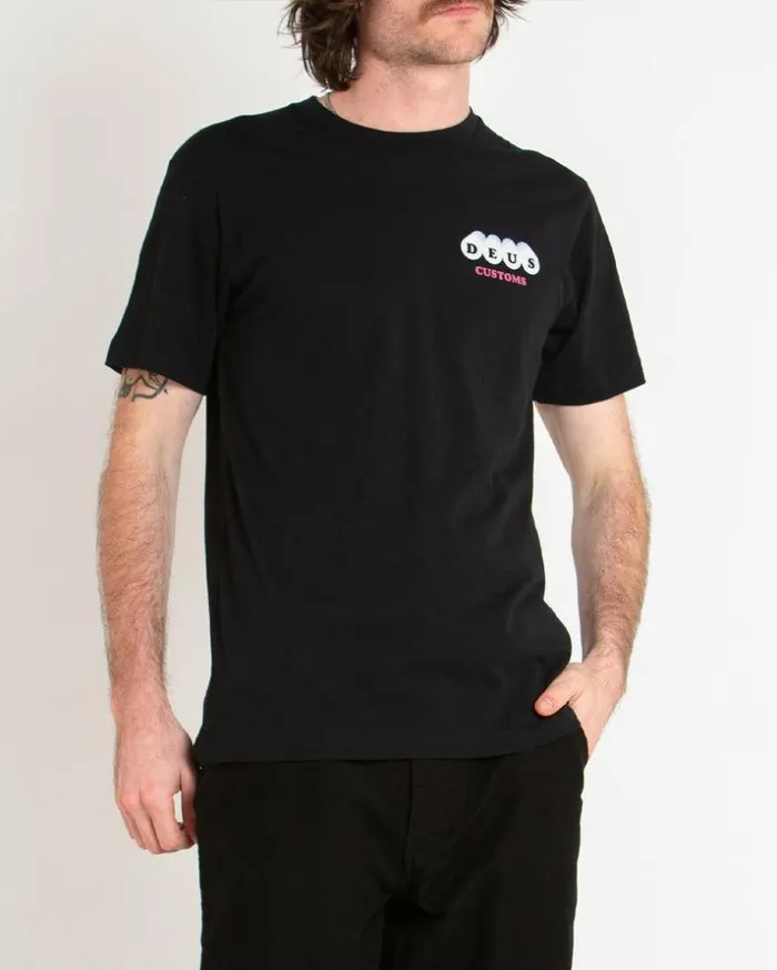 Mens Deus Ex Machina Tees Ivan Tee 8211 Black Black