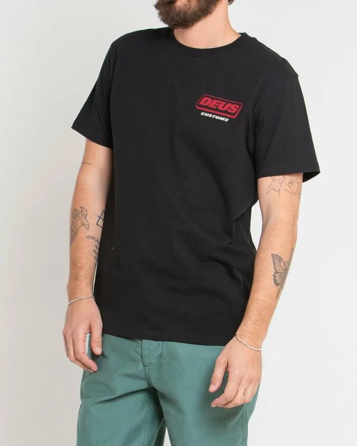 Mens Deus Ex Machina Tees Unchained Tee 8211 Black Black