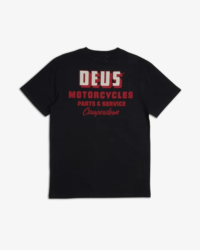 Mens Deus Ex Machina Tees Unchained Tee 8211 Black Black Mens Deus Ex Machina Tees Unchained Tee 8211 Black Black